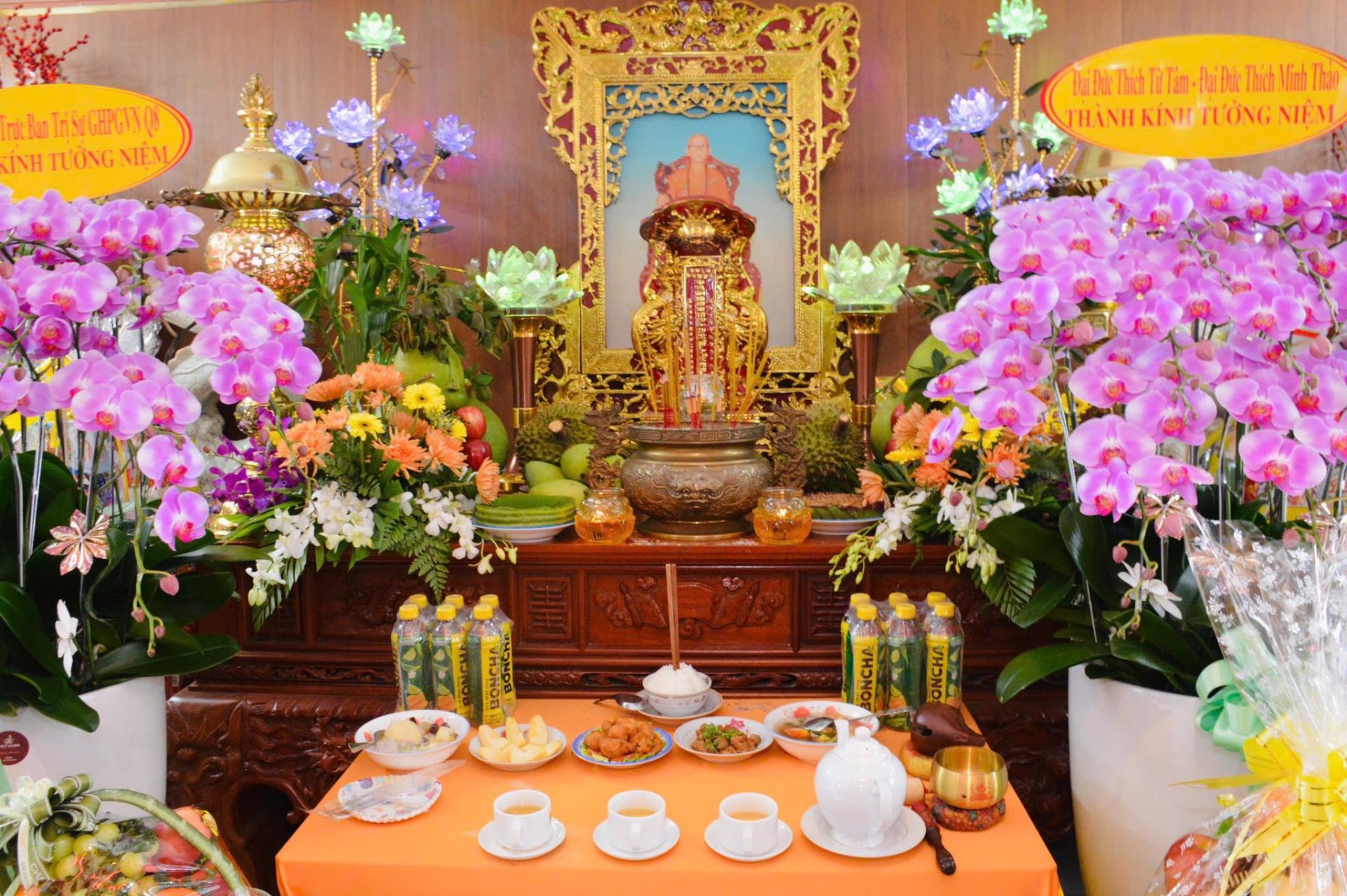 Lễ tưởng niệm Hòa thượng Thích Thiện Tài tại chùa Linh Bửu (Q.8, TP.HCM)